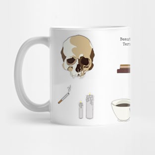 Dark academia sheet Mug